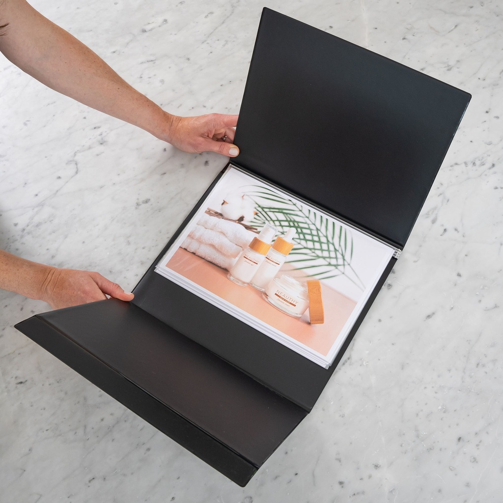 Rillstab Flipover A4 liggend 20 tassen