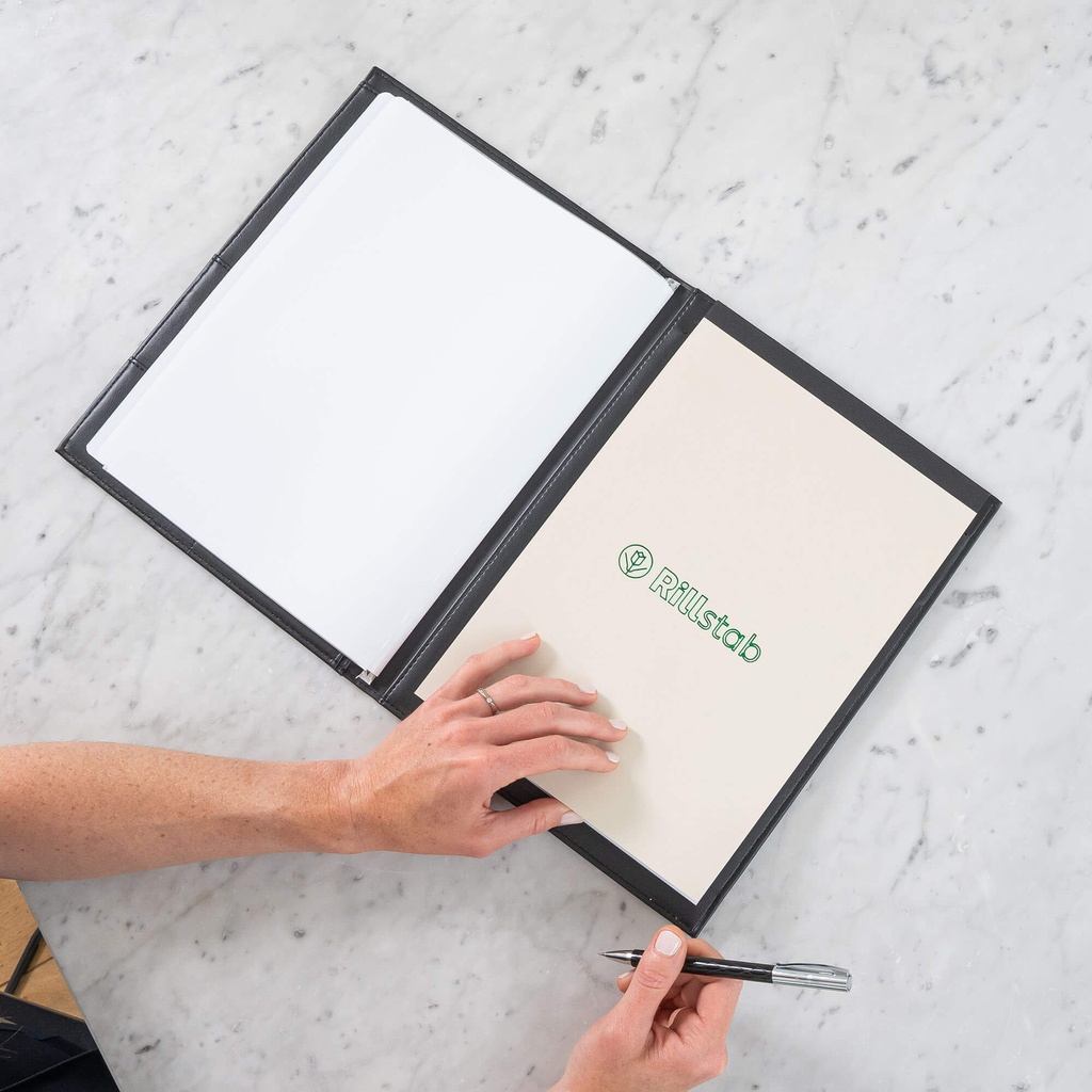 Showalbum Rillstab "Ambassador" A4/20 tassen zwart