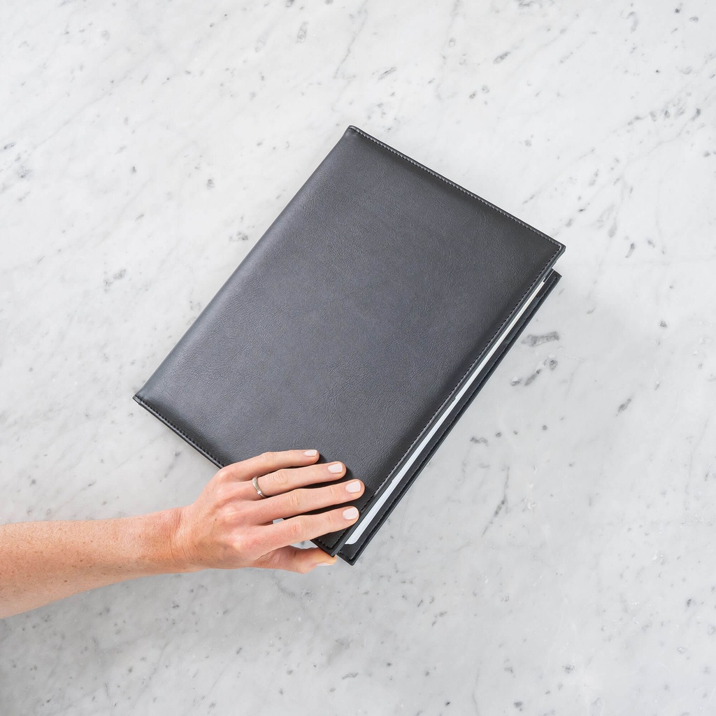 Showalbum Rillstab "Ambassador" A4/40 tassen zwart