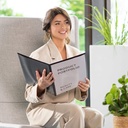 Showalbum Rillstab "Frontview" A4/10 tassen zwart 