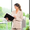 Showalbum Rillstab "Original" A4 zwart - 80 tassen