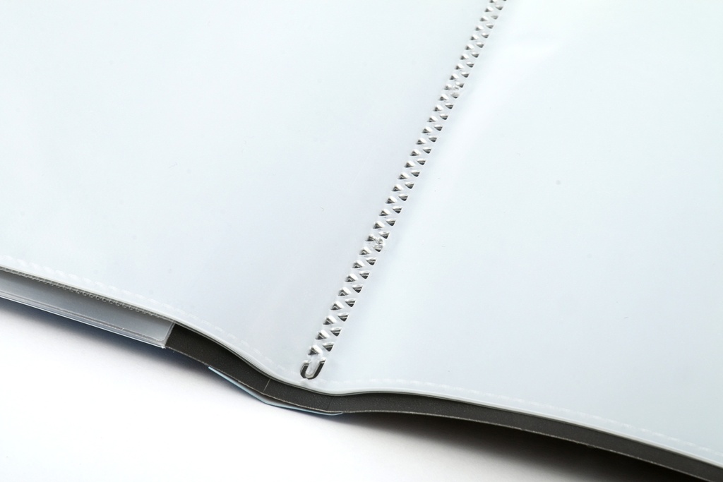 Showalbum "Frontview" A4 / 20 tassen - antraciet