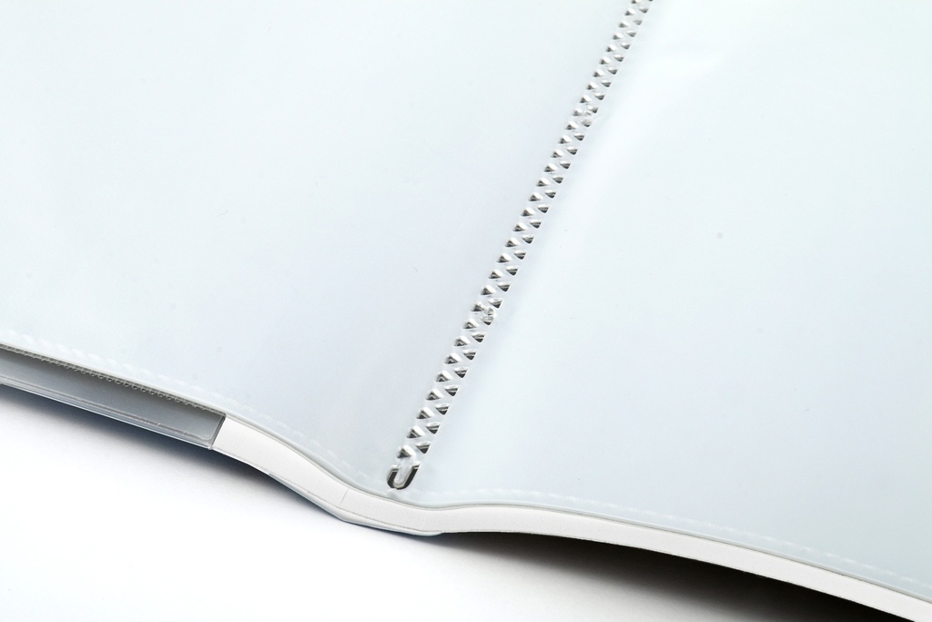 Showalbum "Frontview" A4/20 tassen - wit