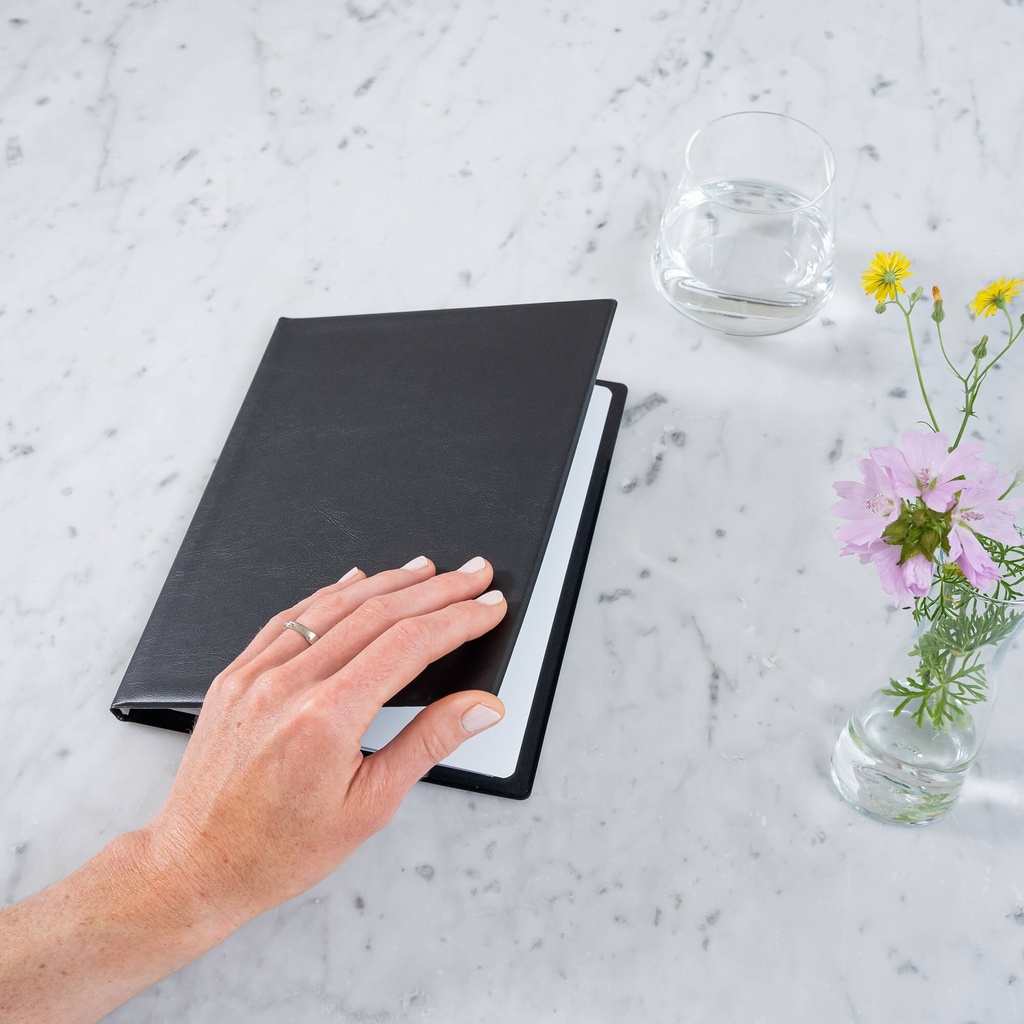 Showalbum Rillstab "Original" A5 zwart - 10 tassen