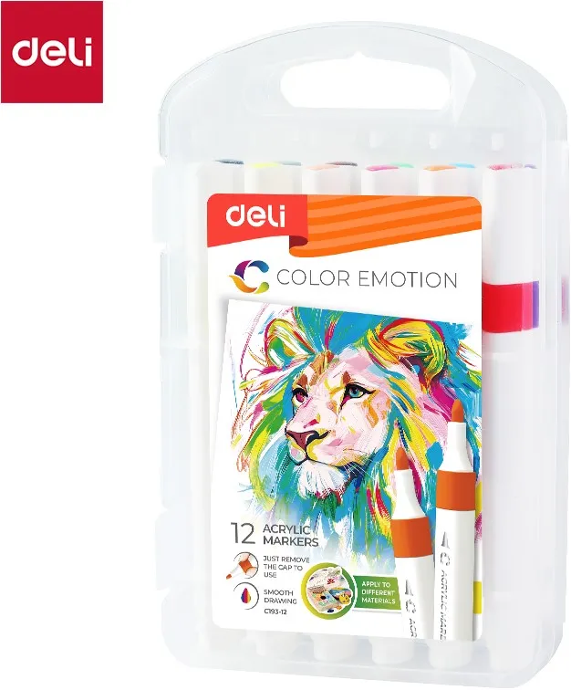 deli-color-emotion-acrylmarker-set-12-kleuren.webp