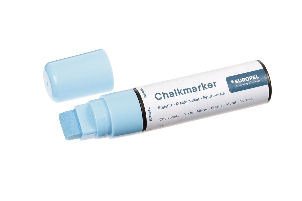 Etui met 8 krijtstiften 15mm assorti kleur