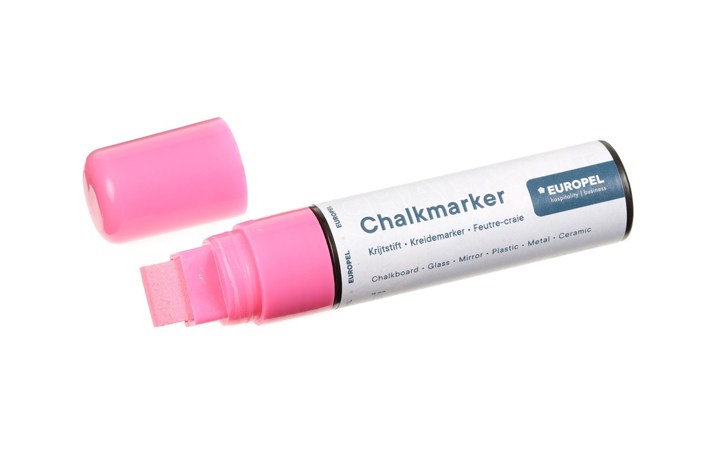 Etui met 8 krijtstiften 15mm assorti kleur