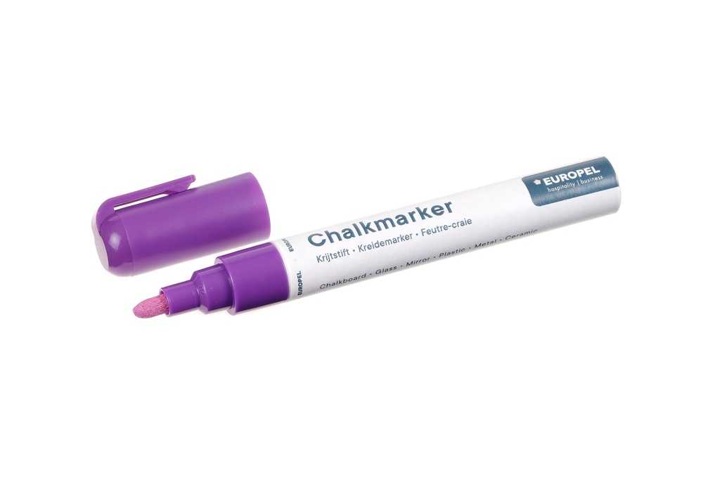 Etui met 8 krijtstiften 1-6mm assorti kleur