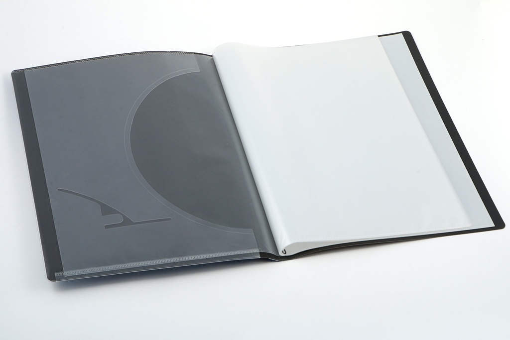 Showalbum "Frontview" A4 / 10 tassen - antraciet