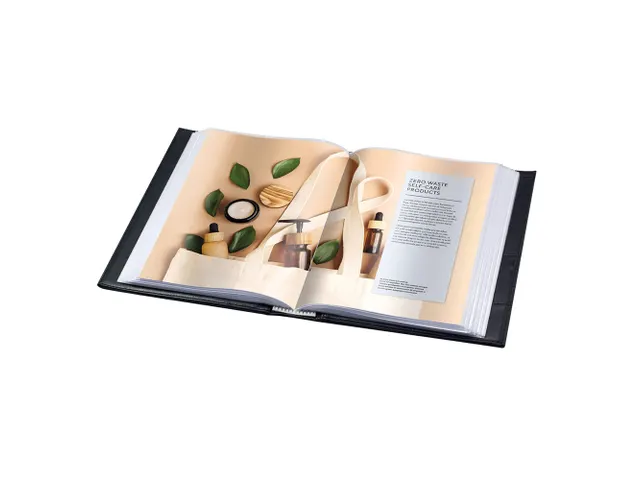 [Q541501] Showalbum A4 -"ambassador"- 10 tassen - zwart