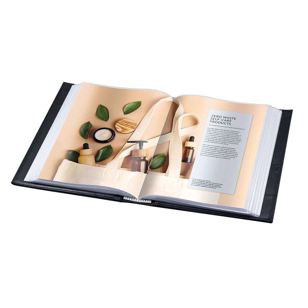 [Q541541] Showalbum A4 -"ambassador"- 30 tassen - zwart