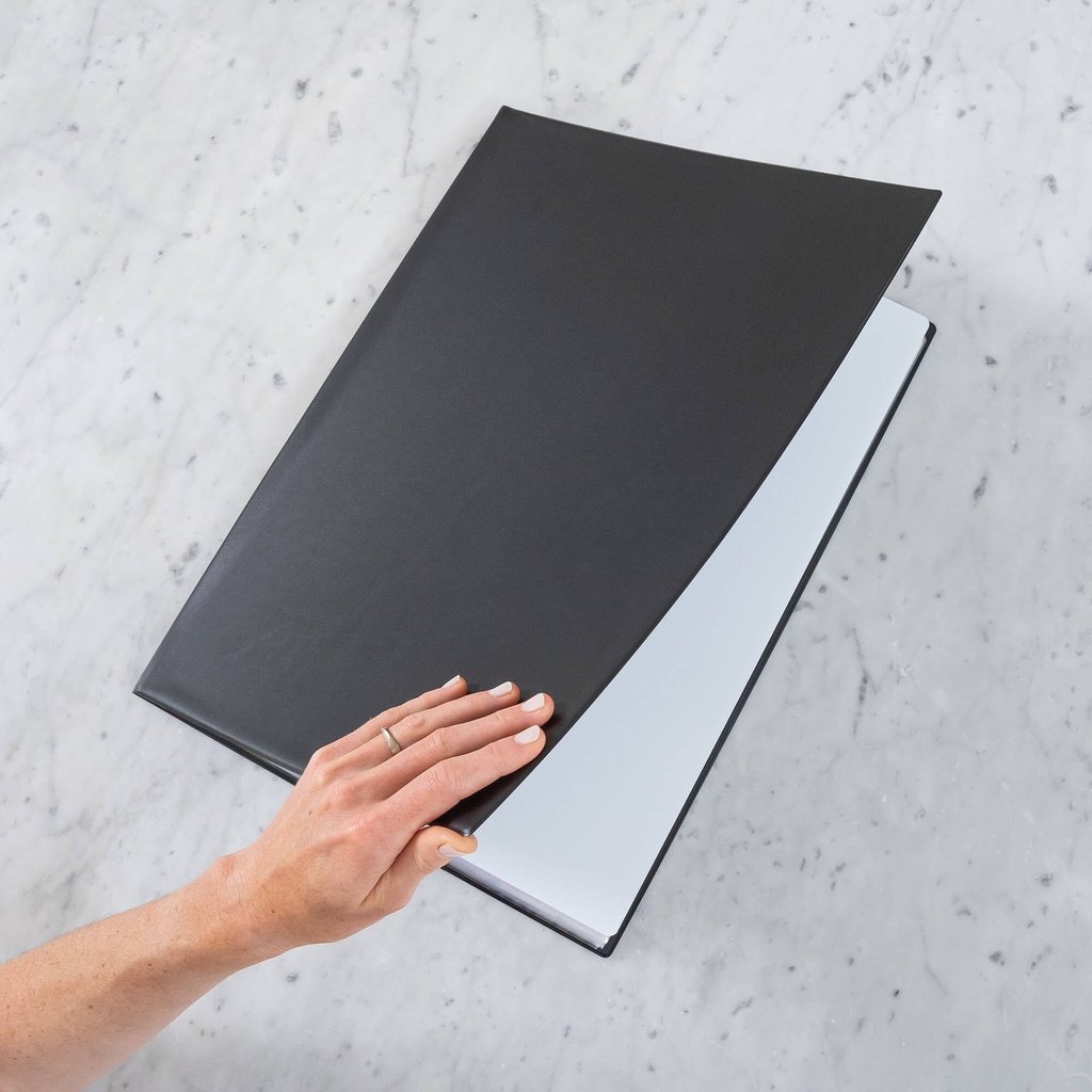 [Q541271-10] Showalbum A3 -"original"- 12 tassen - zwart