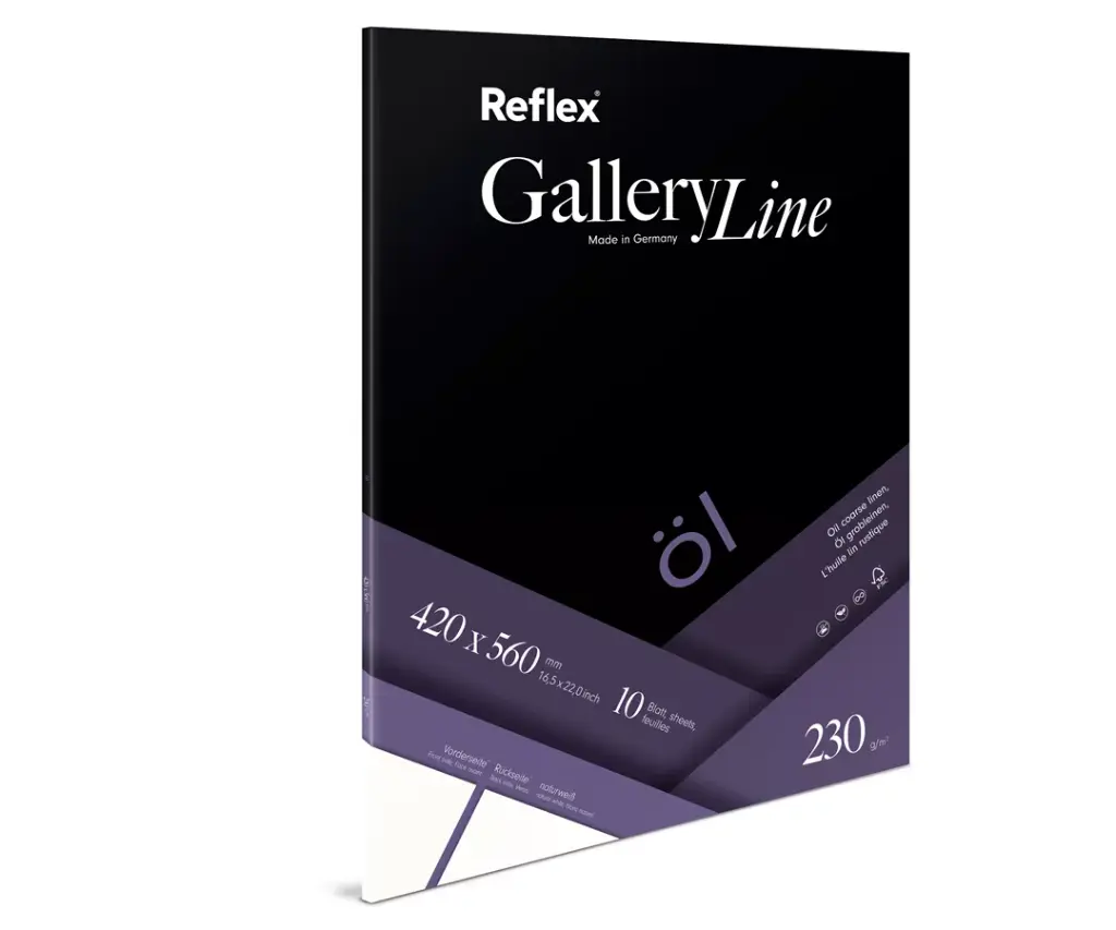 Olieverfpapier "reflex" - 42x56cm - 230g/m2 - 3 blokken à 10 vel - VF5004264