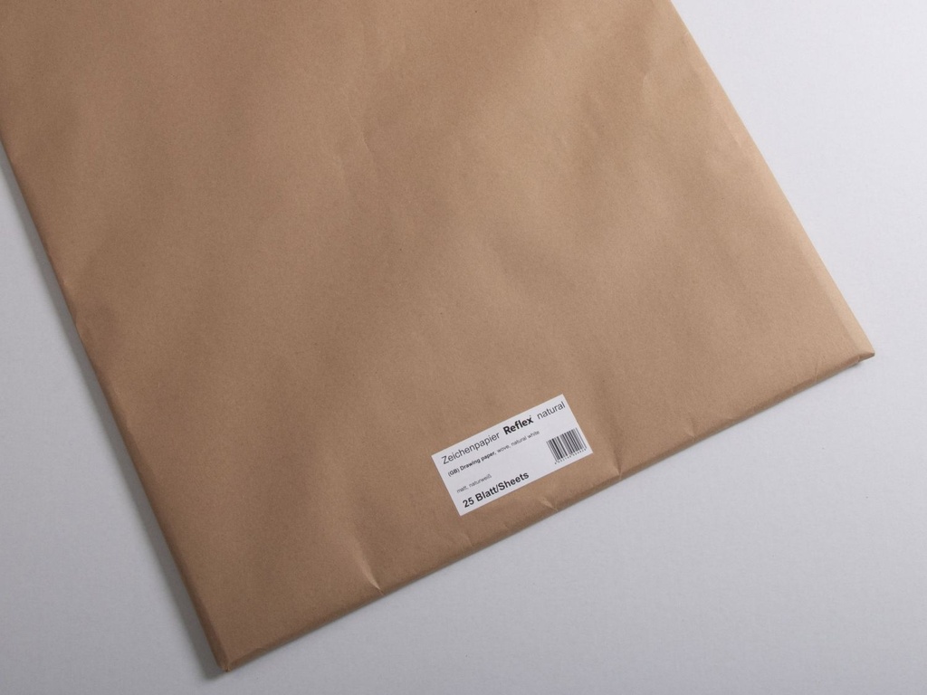 Tekenpapier "reflex natural"- 70x100cm - 200 g/m2 - pak à 25 vel