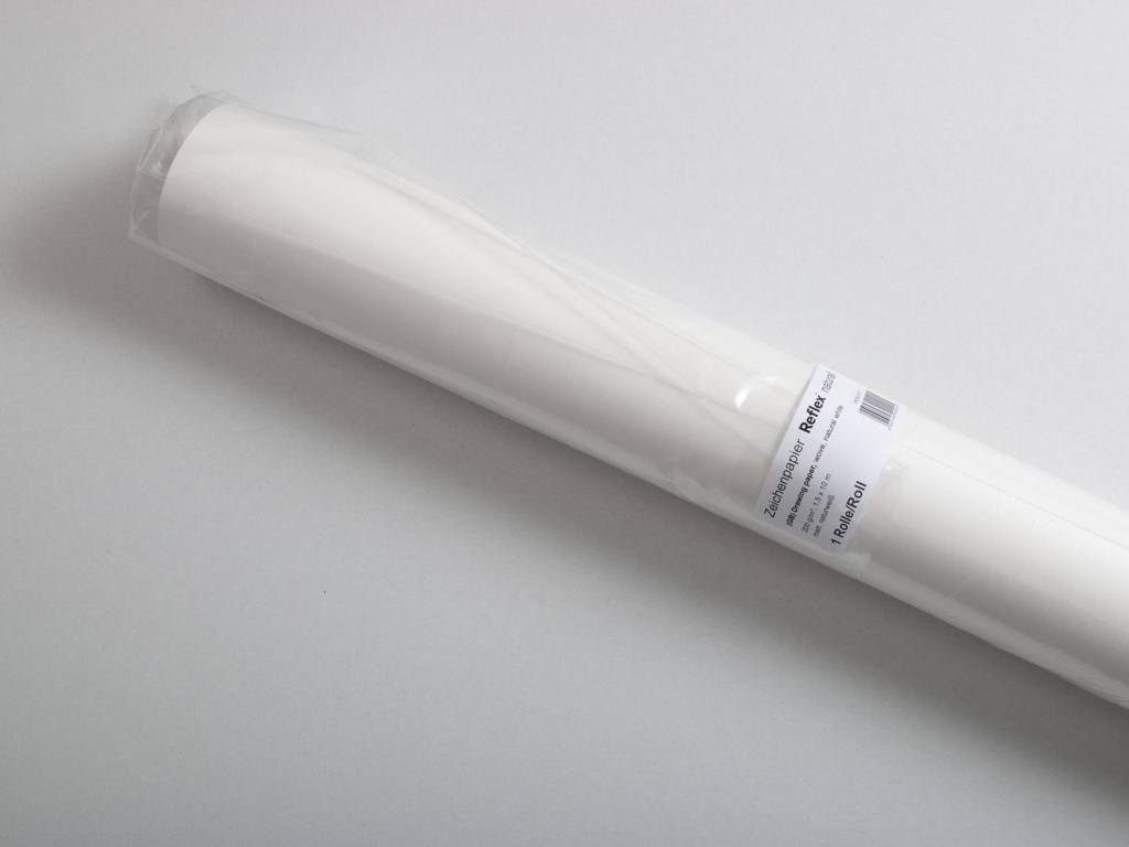 Tekenpapier op rol "reflex natural" - 10 mtr x 150cm - 200g/m2 - per 2 rollen