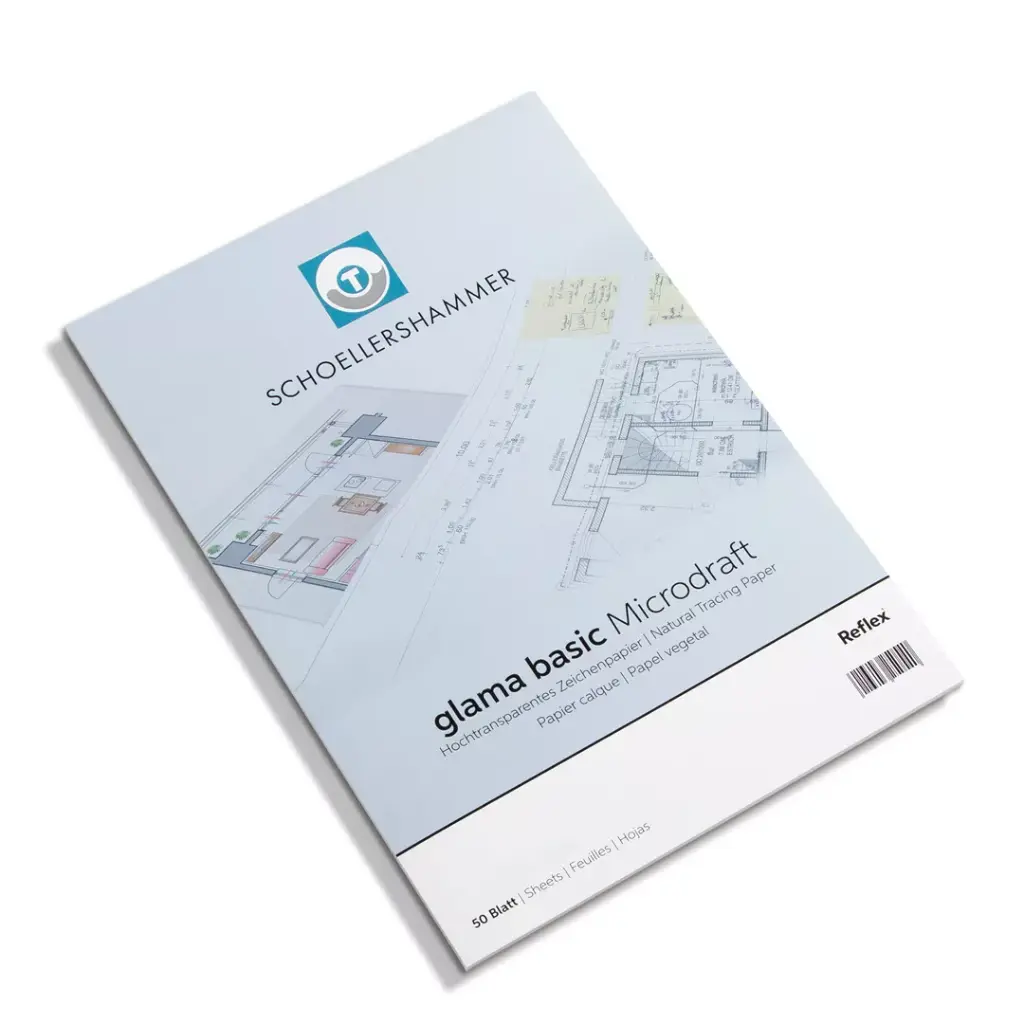 [S870454-5] Transparantpapier "glama" - A4 102g/m2 - 10 bloks à 50 vel - VF5003673