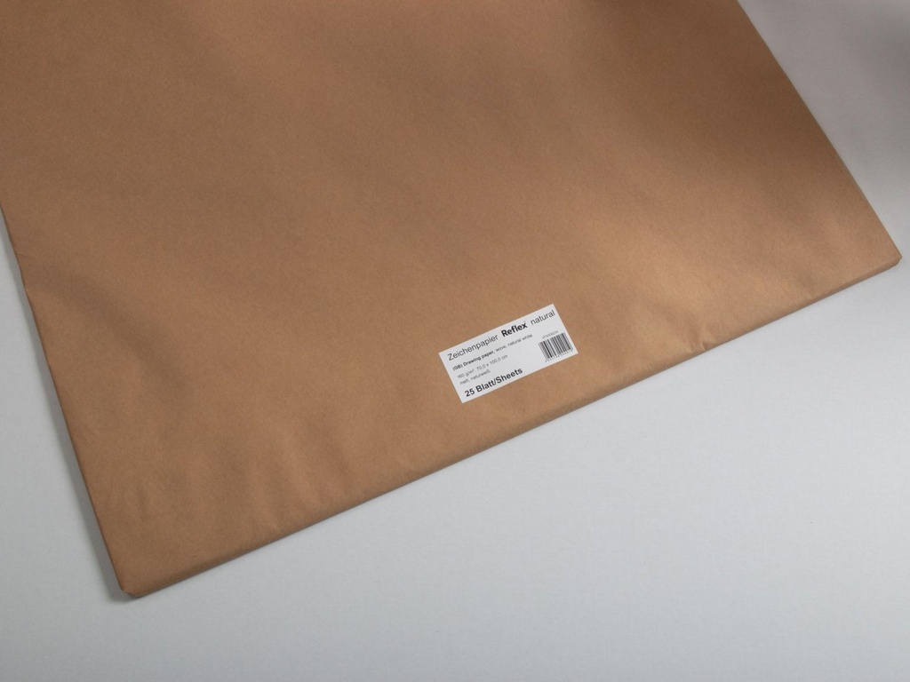 Tekenpapier "reflex natural" - 70 x 100cm - 160 g/m2 - pak à 25 vel