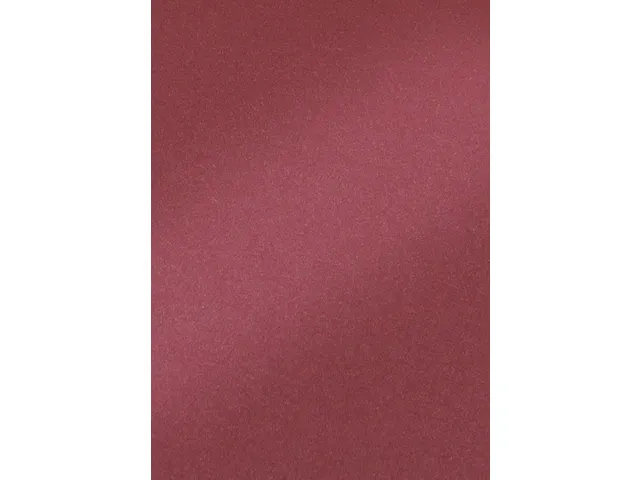 [Q1422118-2] Fotokarton - tweezijdig - 50x70cm - parelmoer donkerrood - 250g/m² - per 2 pakken à 10 vel