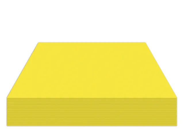 Fotokarton - 50x70cm - 300gr - bananengeel- 1 pak à 25 vel