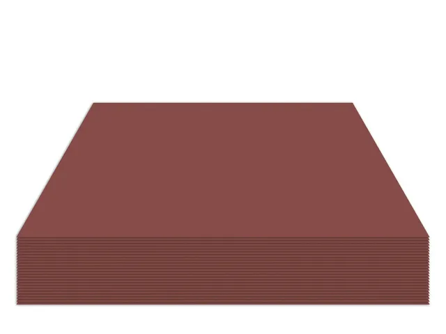 [KTC-K-0045-570-2] Fotokarton tweezijdig - 50x70cm - 300gr - bruin- 2 pak à 25 vel