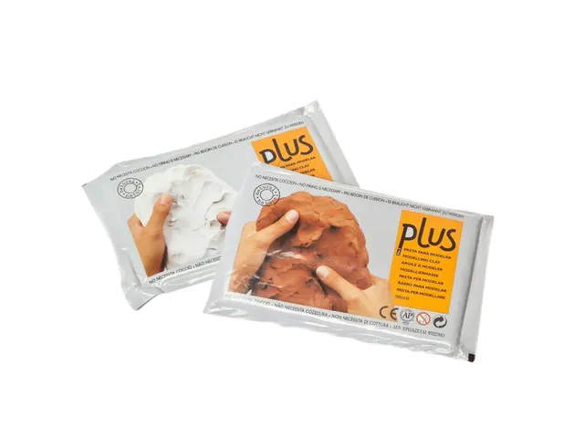 [Q1387424] Boetseerklei "plus" - wit - pak à 5 kg