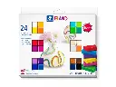 Boetseerklei "fimo soft" - pak à 24 kleuren