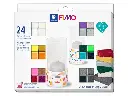 Boetseerklei "fimo effect" - pak à 24 kleuren