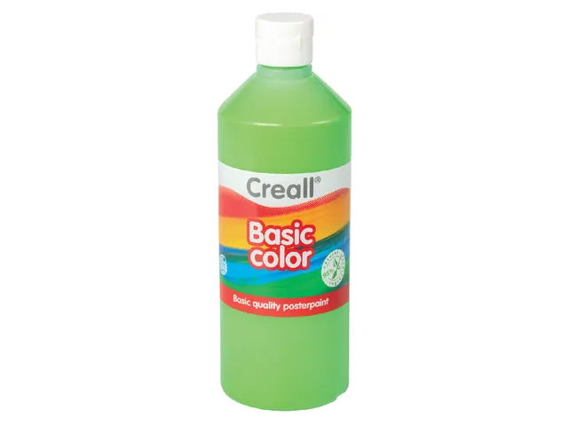 Plakkaatverf - lichtgroen - fles à 500 ml