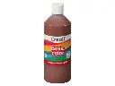 Plakkaatverf - "creall" donkerbruin - fles à 500 ml
