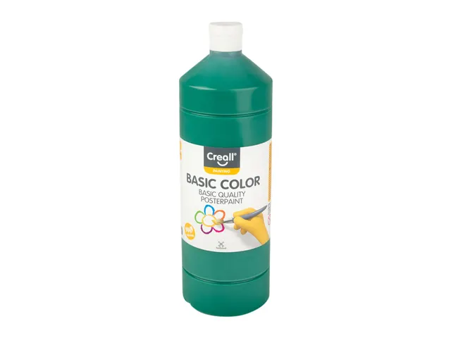 Plakkaatverf - donkergroen - fles à 1000 ml