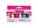 Acrylverf "talens caribbean"- 6 tubes à 12 ml - assorti