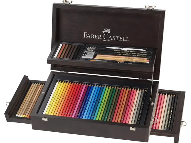 [KTC-FC-110085] Kleurpotloden "faber castell art & graphic" - in luxe koffer - 3x36 potloden assorti en accessoires