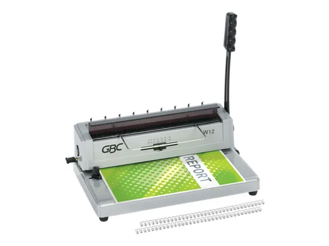 Inbindmachine - GBC - "type W12" - 34 rings draadrug - tot 125 vel A4 capaciteit