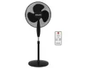 Ventilator op statief - "F100" - Ø 40cm met afstandsbediening - zwart