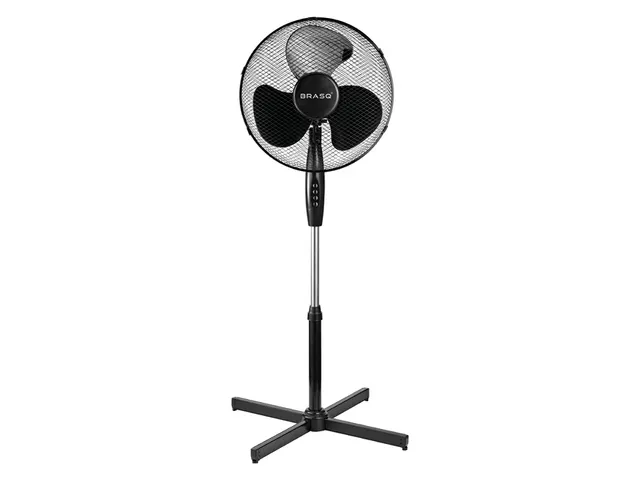 Ventilator op statief - "F300" - Ø 40cm - zwart