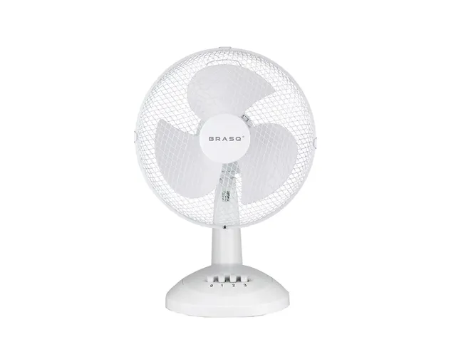 Ventilator tafelmodel - "F400" - Ø 30cm - wit