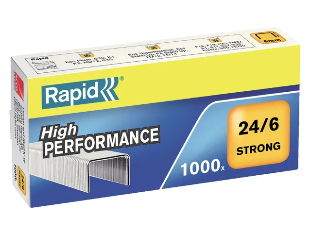 [Q306242] Nieten "Rapid 24/6" high performance - 10 doosjes à 1.000 st