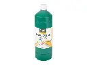 Plakkaatverf - "creall" donkergroen - 5 flessen à 1000 ml
