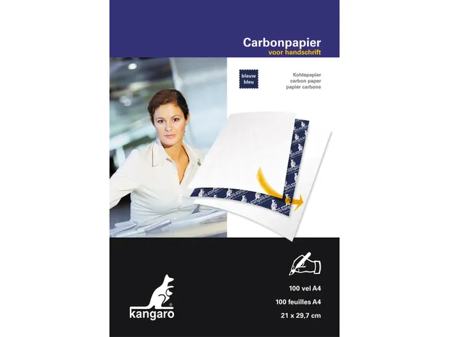 [SP-K790478-5] Carbonpapier A4 -"blauw"- 500 vel