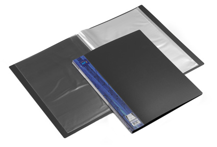 [Q541688-10] Showalbum A3 "Flex"- 20 tassen - zwart