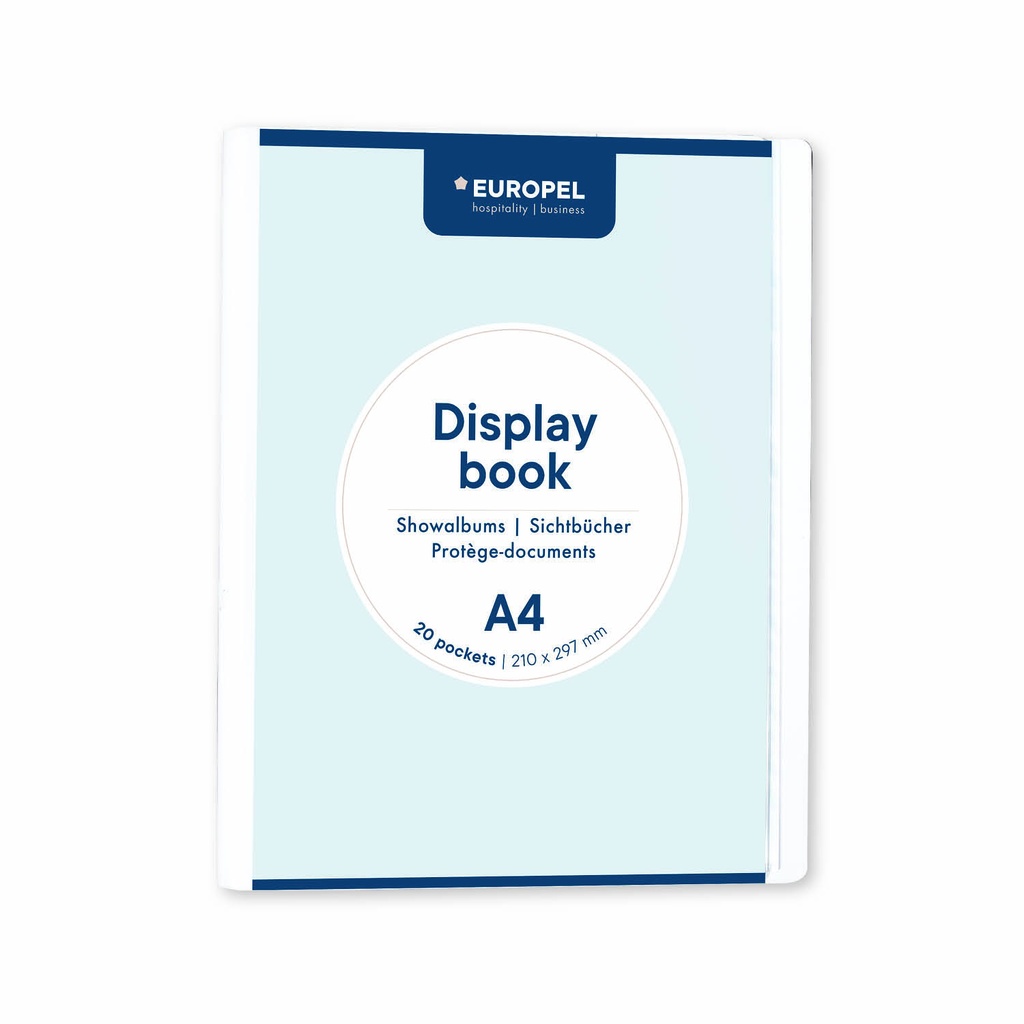 Showalbum A4 -"Frontview"- 20 tassen - wit