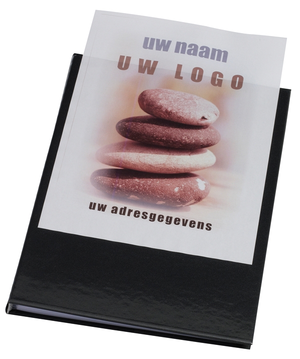 [Q541008] Showalbum A4 -"frontview"- 40 tassen - zwart