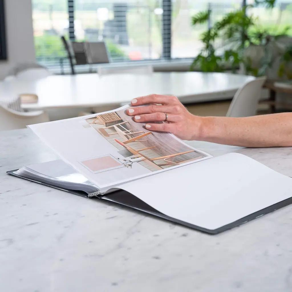 [Q541261] Showalbum A4 -"original"- 40 tassen - zwart