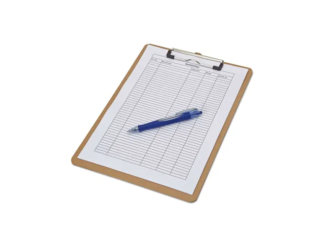 [Q316080-10] Klembord A4 -"classic hout"- staand