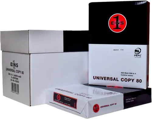Printpapier A4 "universal black 80" - wit