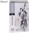 Aquarelpapier A4 "spiraalblok Dmast" - 160 g/m2 - 60 vel - topspiraal