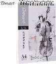Aquarelpapier A4 "spiraalblok Dmast" - 160 g/m2 - 60 vel - topspiraal