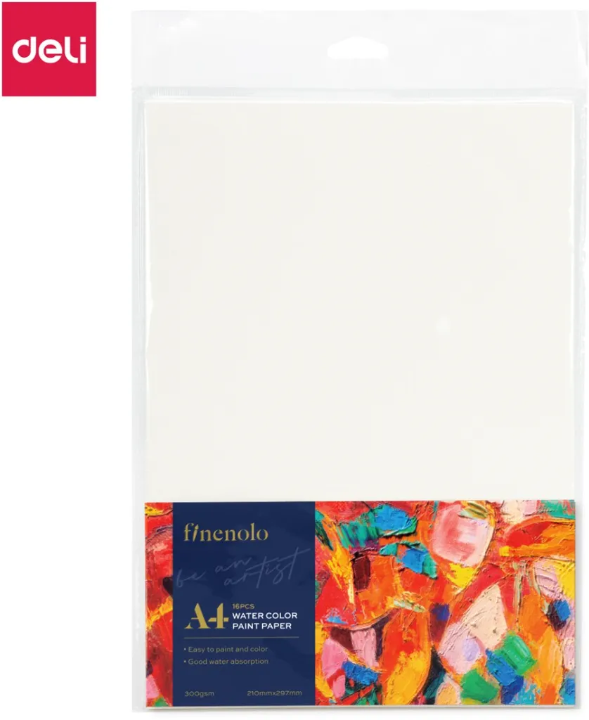 [HD000161-5] Aquarelpapier A4 "Finenolo" - 300gr - 80 vel
