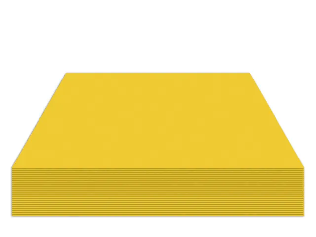 Fotokarton - 50x70cm - 300gr - goudgeel - 25 vel