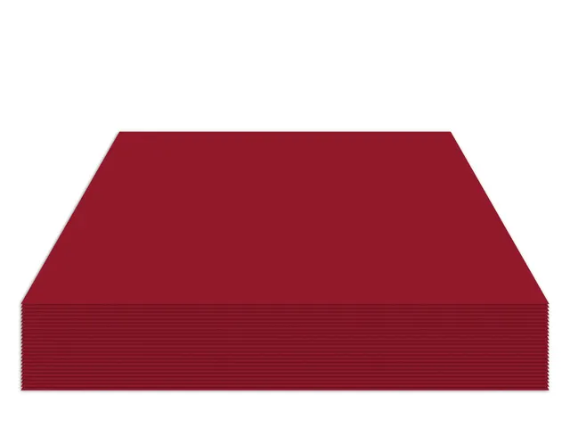 Fotokarton - 50x70cm - 300gr - rood - 25 vel